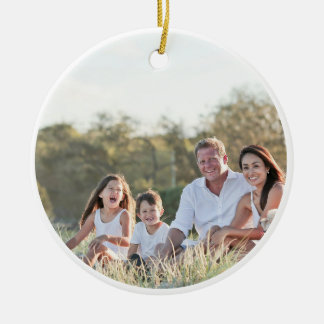 Custom Two-sided Photo Ornament
