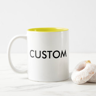 Custom Two-Tone 11oz Mug - YELLOW Inside