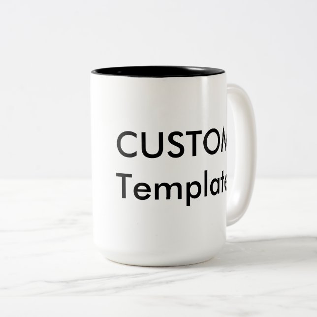 Custom Two-Tone 15oz Mug - BLACK Inside (Front Right)