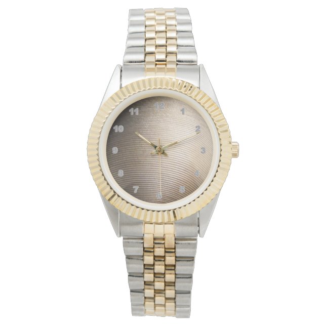 Custom Two-Tone Bracelet men's watch (Front)