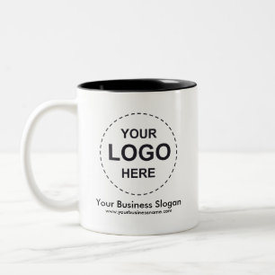Custom Two-Tone Coffee with Your Business Logo Mug
