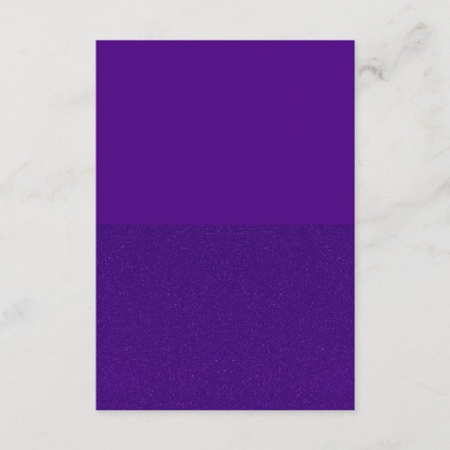 Custom Two-Tone Purple Enclosure Card (Front)