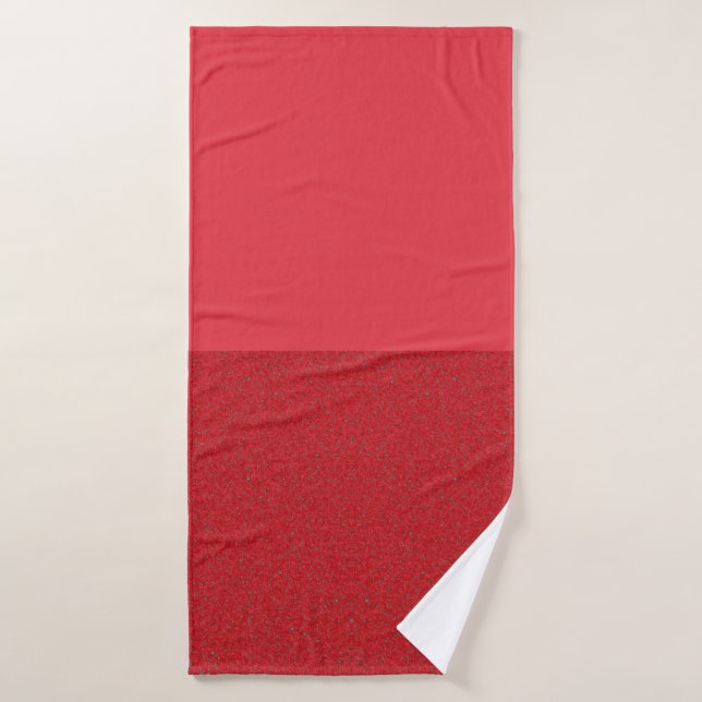 Custom Two-Tone Speckled-Bottom Bath Towel (Bath Towel)