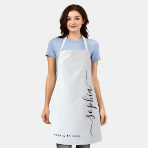Custom Typography Name Apron