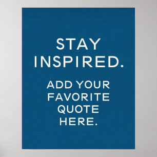 Custom Typography Poster, Inspirational Quote Poster