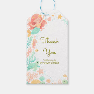  Custom Under the Sea Thank You Tags