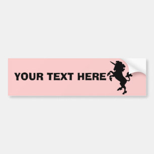 Custom Unicorn Bumper Sticker