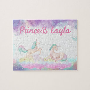 Custom Unicorn Child Name Puzzle