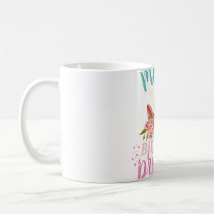 Custom Unicorn Floral Horn Mother Princess Gift T- Coffee Mug