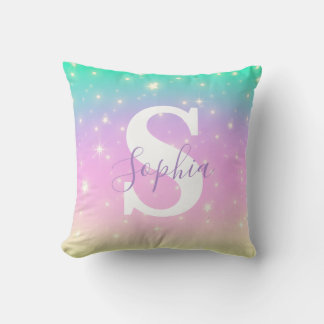 Custom Unicorn Magical Throw Pillow 