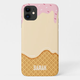 Custom unique Ice cream Vanilla Children iPhone 11 Case