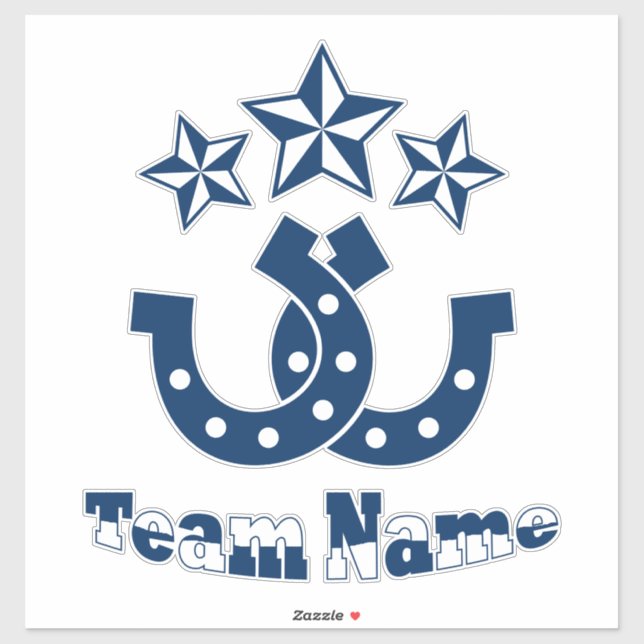 Custom Unique Personalized Horseshoe (Sheet)