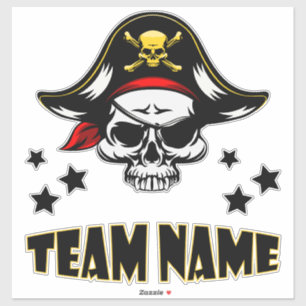 Custom Unique Personalized Pirate