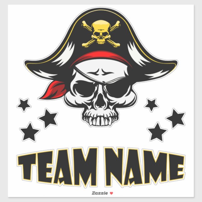 Custom Unique Personalized Pirate (Sheet)