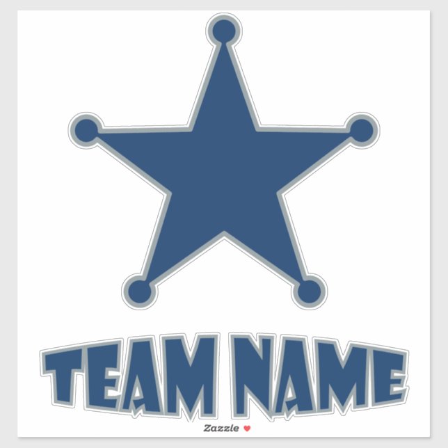 Custom Unique Personalized Star (Sheet)