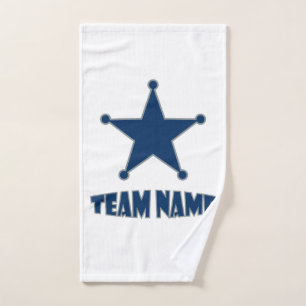 Custom Unique Personalized Star Hand Towel