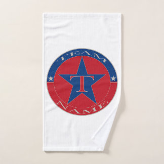 Custom Unique Personalized Team Name Hand Towel