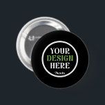 custom, unique, sleek & minimalist 2 inch round button<br><div class="desc">This design is accessible to all. Feel free to customize the logo,  images,  text,  and colours according to your preferences. Thank you very much.</div>