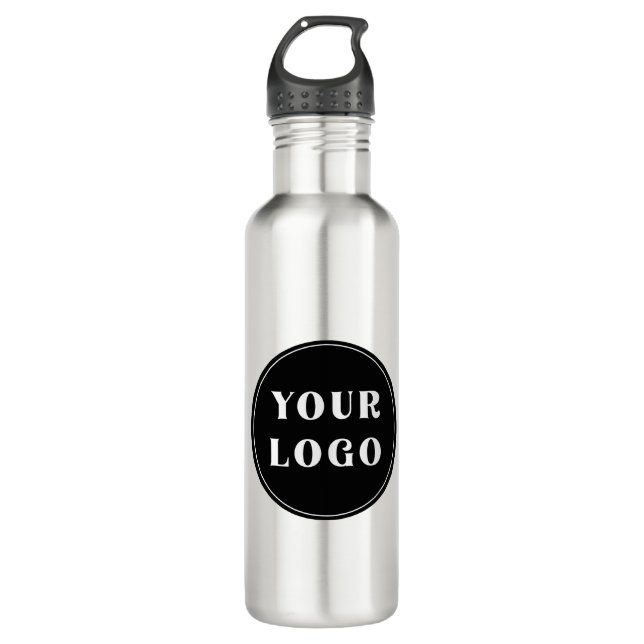 custom, unique, sleek & minimalist 710 ml water bottle (Front)