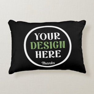custom, unique, sleek & minimalist accent pillow