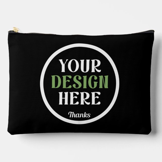 custom, unique, sleek & minimalist accessory pouch (Front)