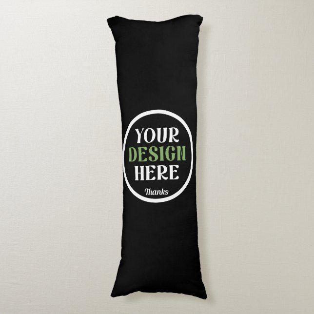 custom, unique, sleek & minimalist body pillow (Front Vertical)