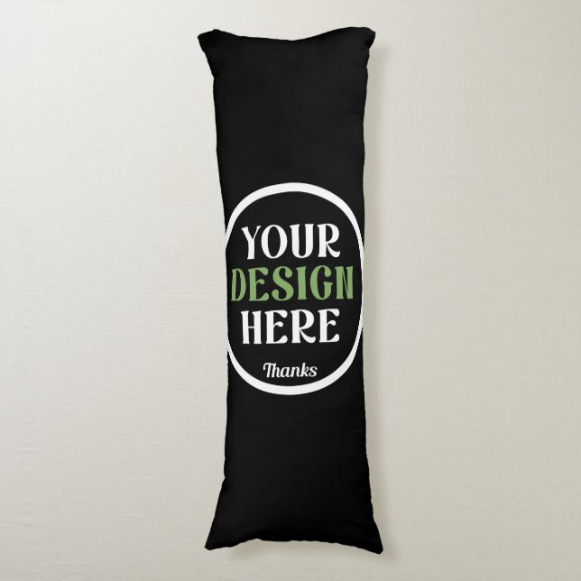custom, unique, sleek & minimalist body pillow (Front Vertical)