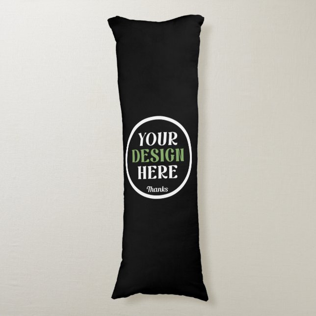 custom, unique, sleek & minimalist body pillow (Front Vertical)