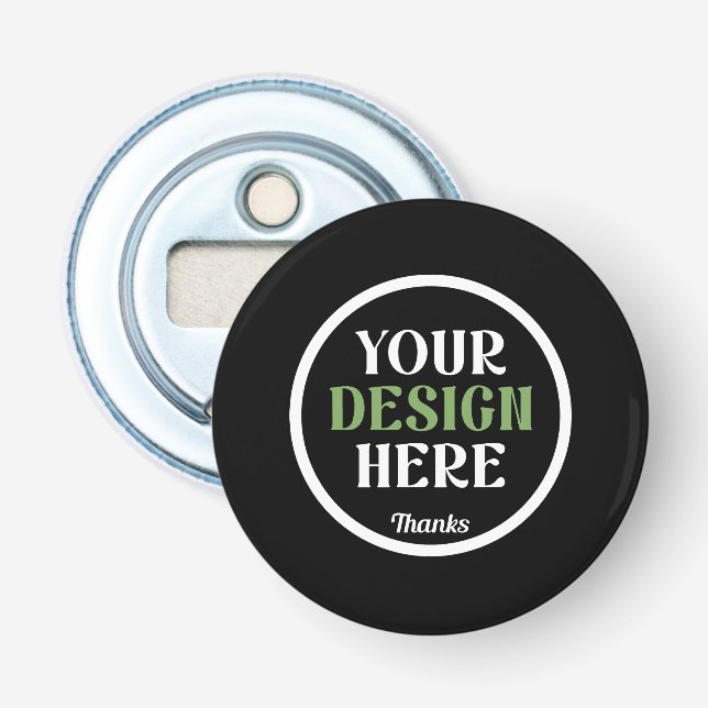 custom, unique, sleek & minimalist bottle opener (Front)