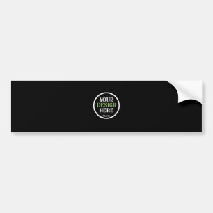 custom, unique, sleek & minimalist bumper sticker