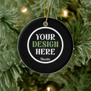 custom, unique, sleek & minimalist ceramic ornament