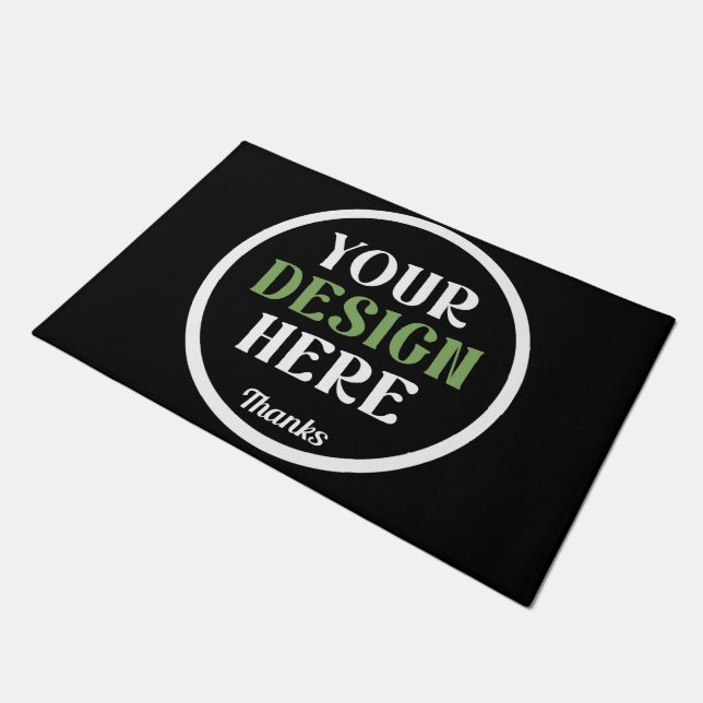 custom, unique, sleek & minimalist doormat (Angled)