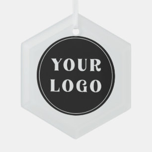 custom, unique, sleek & minimalist glass ornament