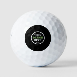 custom, unique, sleek & minimalist golf balls