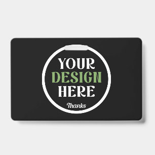 custom, unique, sleek & minimalist hershey®'s kiss badge