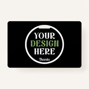 custom, unique, sleek & minimalist hershey®'s kiss badge