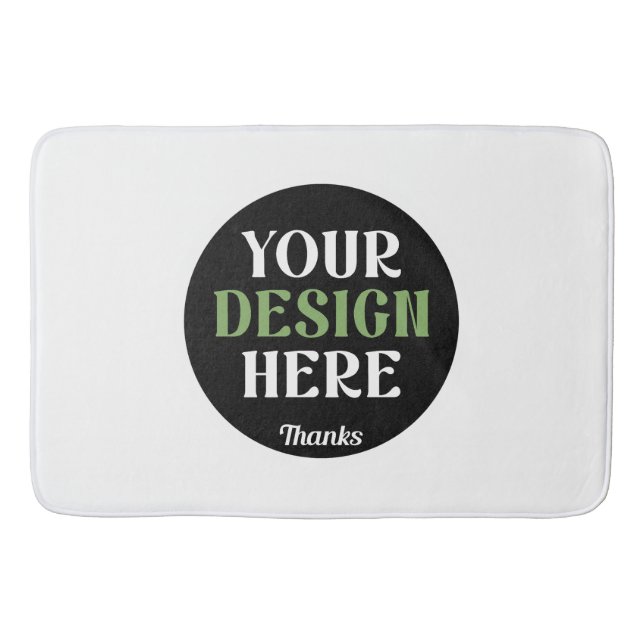 custom, unique, sleek & minimalist hershey®'s kiss bath mat (Front)