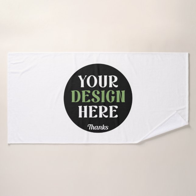 custom, unique, sleek & minimalist hershey®'s kiss bath towel (Bath Towel)