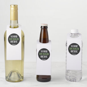 custom, unique, sleek & minimalist hershey®'s kiss bottle tag