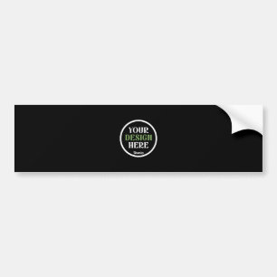 custom, unique, sleek & minimalist hershey®'s kiss bumper sticker