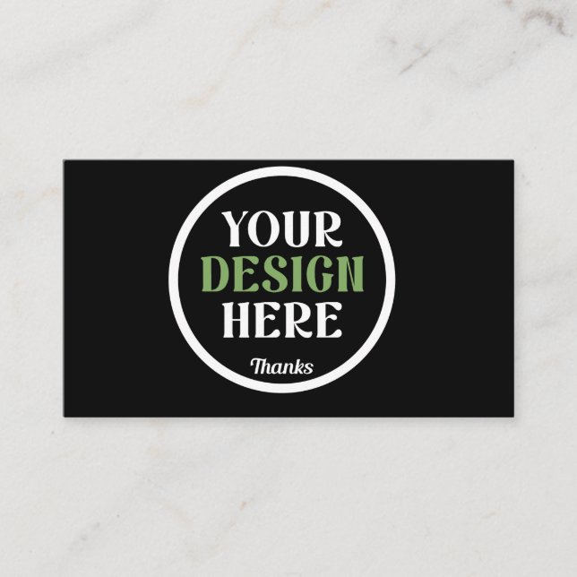 custom, unique, sleek & minimalist hershey®'s kiss business card (Front)