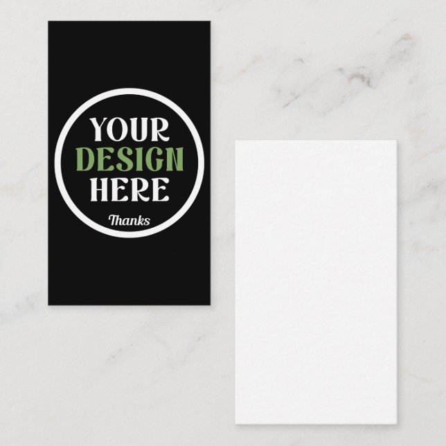 custom, unique, sleek & minimalist hershey®'s kiss business card (Front/Back)