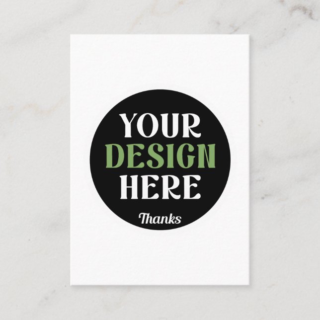 custom, unique, sleek & minimalist hershey®'s kiss calling card (Front)