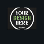 custom, unique, sleek & minimalist hershey®'s kiss canvas print<br><div class="desc">This design is accessible to all. Feel free to customize the logo,  images,  text,  and colours according to your preferences. Thank you very much.</div>