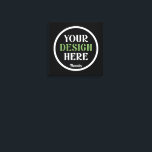 custom, unique, sleek & minimalist hershey®'s kiss canvas print<br><div class="desc">This design is accessible to all. Feel free to customize the logo,  images,  text,  and colours according to your preferences. Thank you very much.</div>