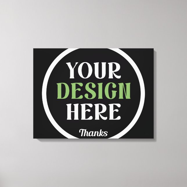 custom, unique, sleek & minimalist hershey®'s kiss canvas print (Front)