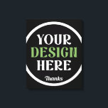 custom, unique, sleek & minimalist hershey®'s kiss canvas print<br><div class="desc">This design is accessible to all. Feel free to customize the logo,  images,  text,  and colours according to your preferences. Thank you very much.</div>