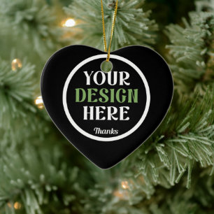 custom, unique, sleek & minimalist hershey®'s kiss ceramic ornament