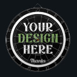 custom, unique, sleek & minimalist hershey®'s kiss dartboard<br><div class="desc">This design is accessible to all. Feel free to customize the logo, images, text, and colours according to your preferences. Thank you very much.</div>