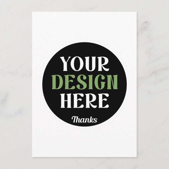custom, unique, sleek & minimalist hershey®'s kiss enclosure card (Front)